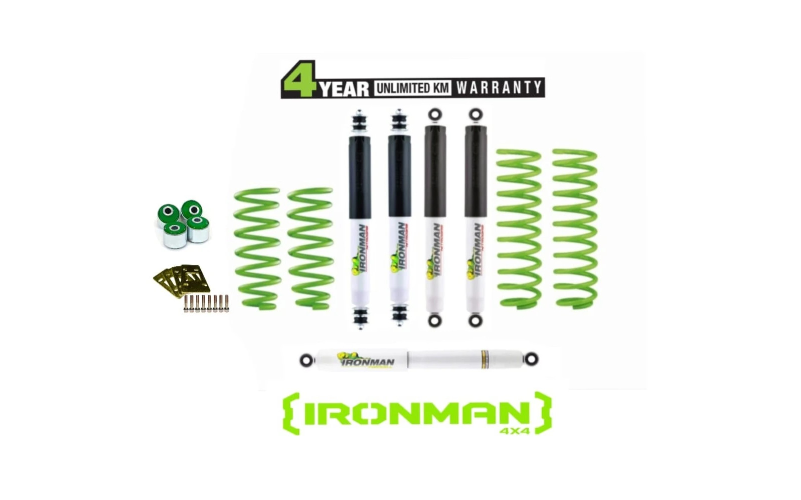 Patrol Y60 scurt - Kit complet cu amortizoare NitroGas lift 50 mm fata de standard fabrica
