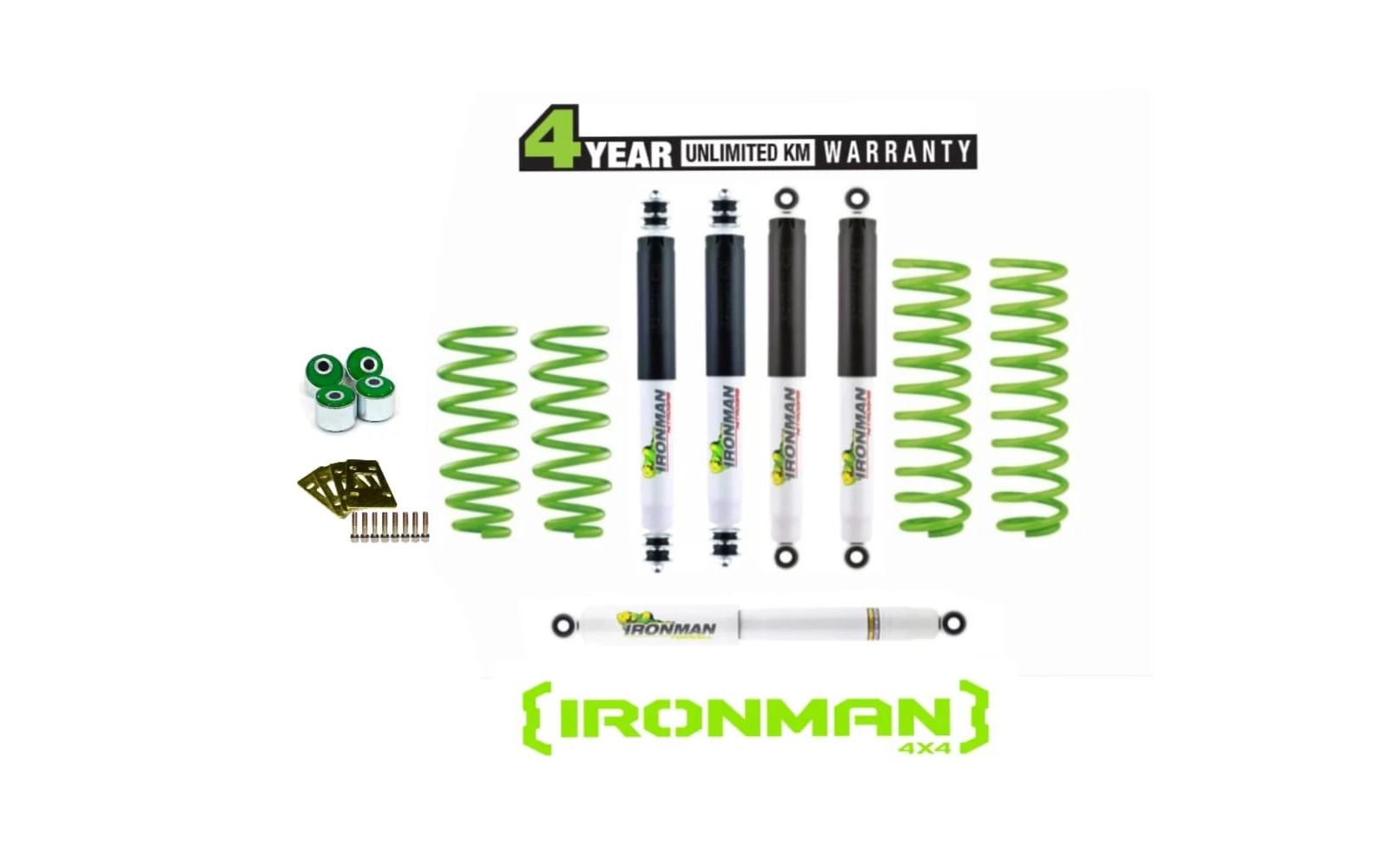 Nissan Patrol Y61 SCURT - Kit complet cu amortizoare NitroGas, lift 50 mm fata de standard fabrica