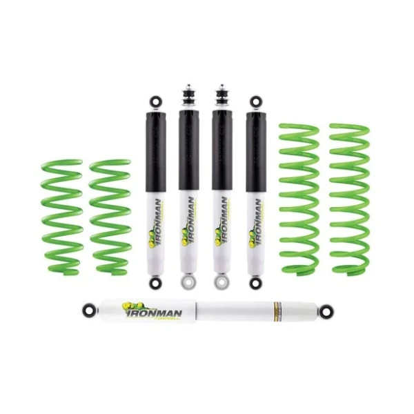 Nissan Patrol Y61 3.0 scurt/lung - Kit suspensie cu amortizoare NitroGas+amortizor directie, lift 50mm fata de standard fabrica