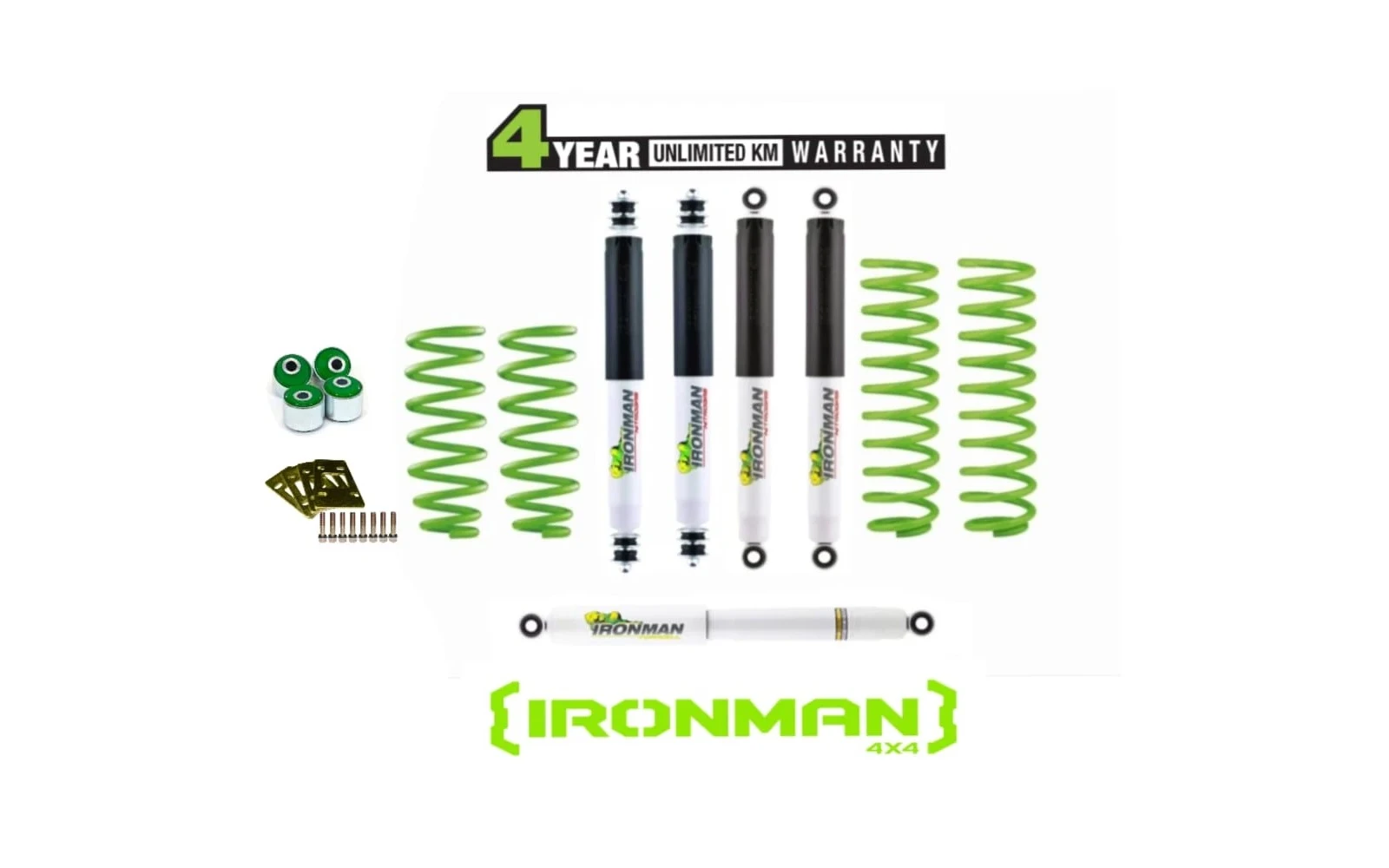Y61 SCURT - Kit complet cu amortizoare NitroGas, lift 50 mm fata de standard fabrica