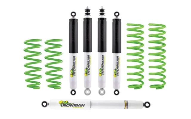 Kit suspensie cu amortizoare NitroGas + amortizor directie, lift 50 mm fata de standard fabrica