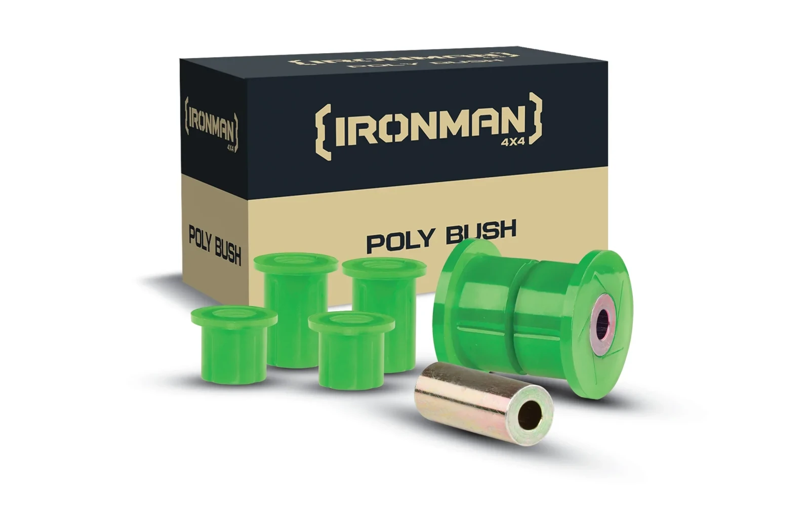 Kit complet bucsi poliuretan, gresabile pentru 2 arcuri FATA / spate