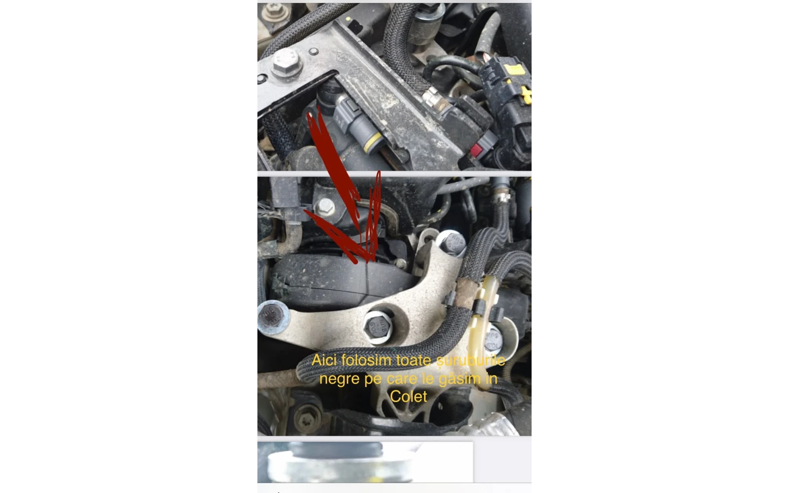 Kit pentru coborare motor si cutie de viteze DUSTER