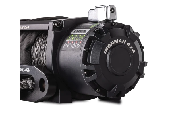 Troliu wirelless IRONMAN 4x4 - 12.000 lbs (5454 kg) 6.0 cp 12v cu cablu sintetic garantie 5 ani