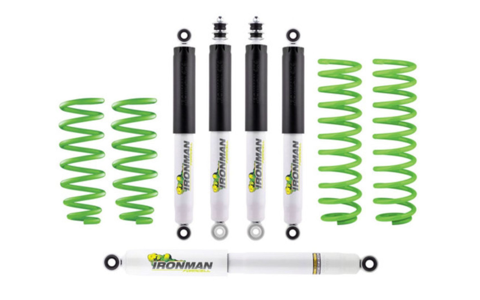 Defender - Kit suspensie cu amortizoare NitroGas + amortizor directie, lift 50 mm fata de standard fabrica