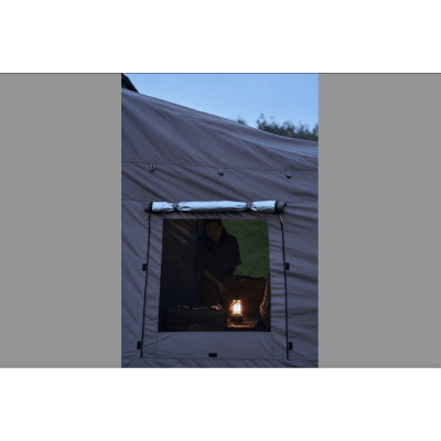 Lichidare stoc SET complet Camping WILD LAND showroom - 2 persoane cu capac aluminiu, saltea 130 x 230cm