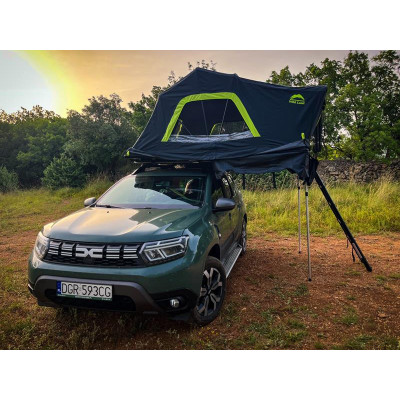 Lichidare stoc SET complet Camping WILD LAND showroom - 2 persoane cu capac aluminiu, saltea 130 x 230cm