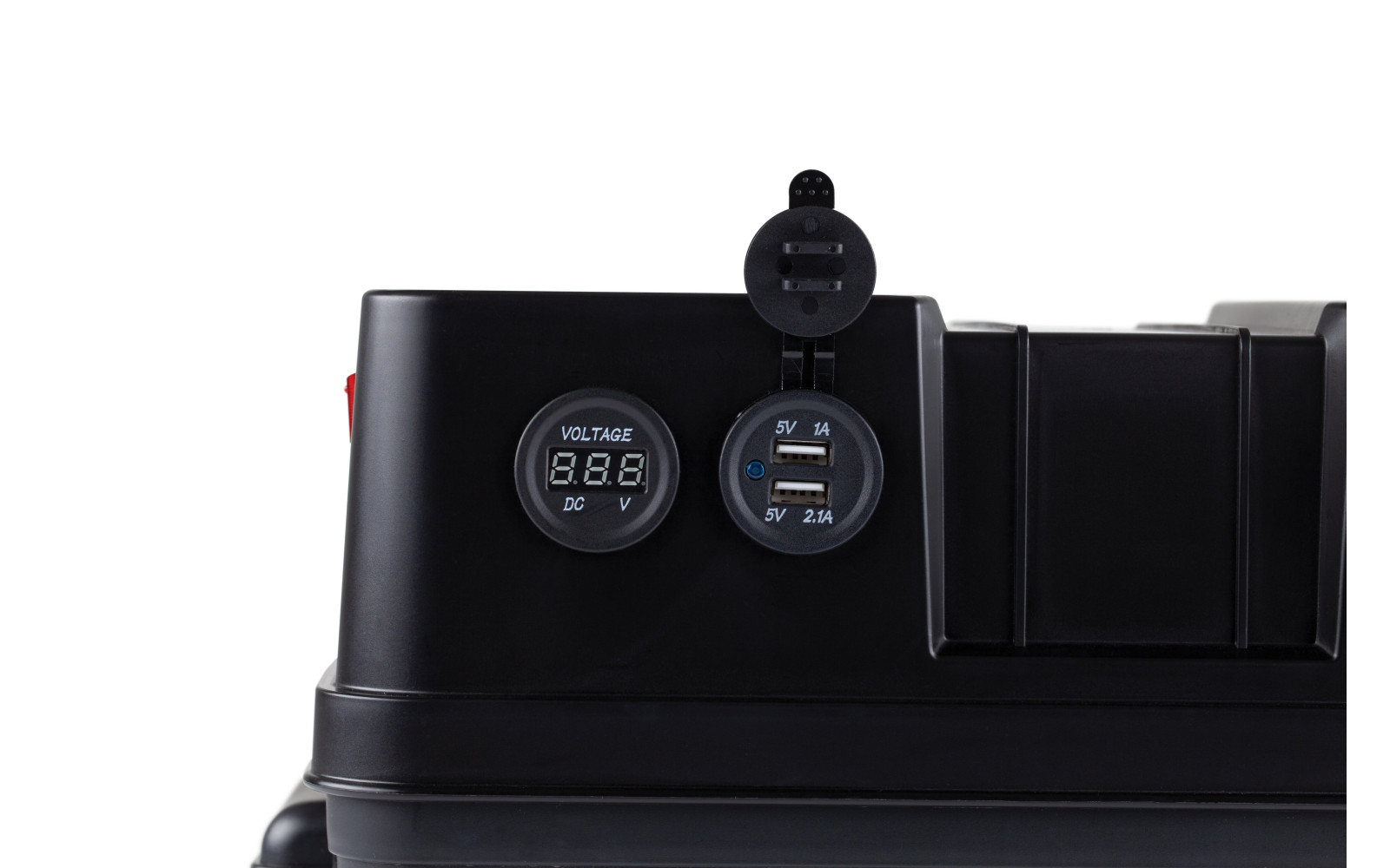 Cutie multifunctionala pentru Baterie (Box Portable, Dc Outlets)