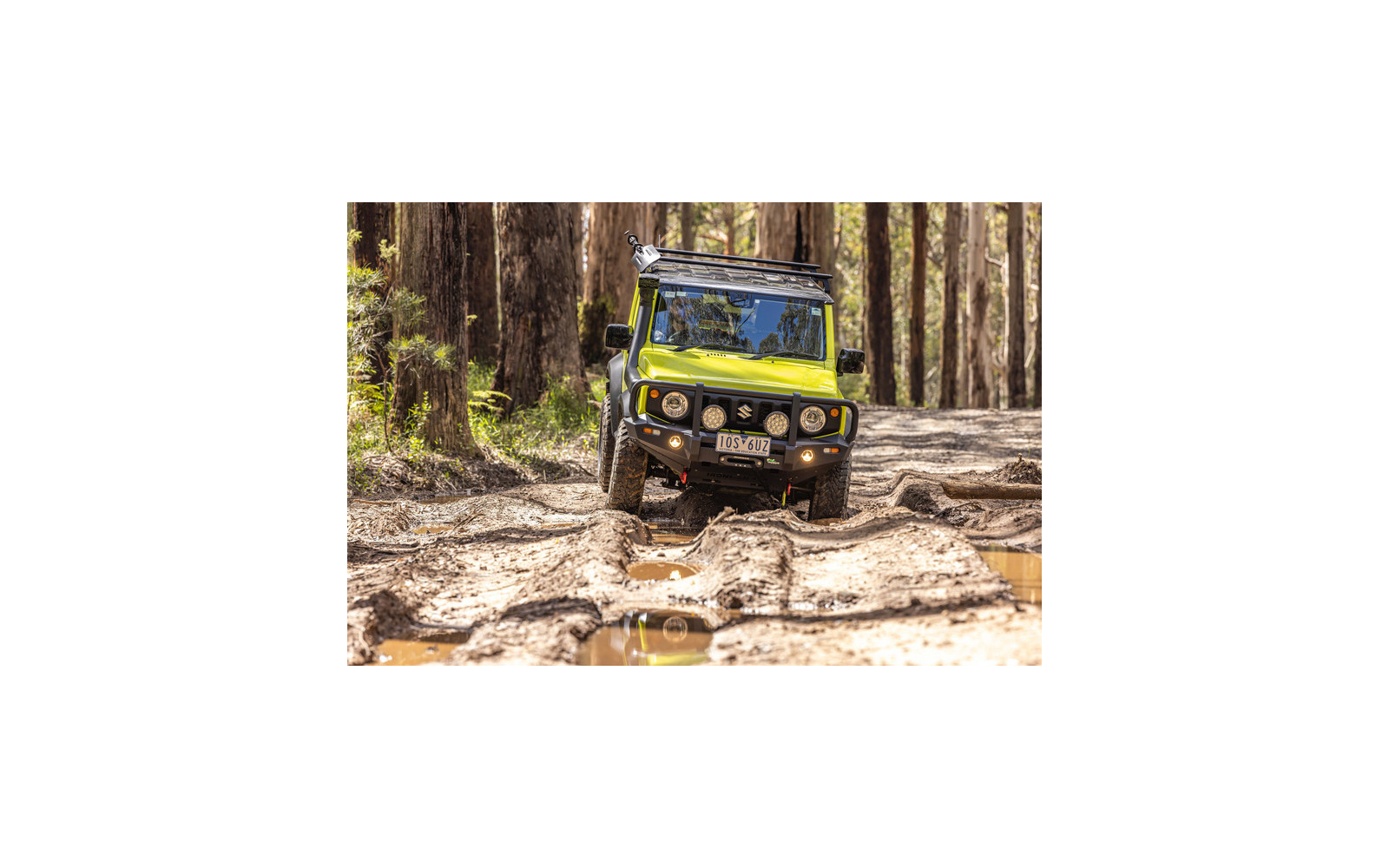 Suzuki Jimny 2018 + Kit de baza cu amortizoare NitroGas lift 50 mm