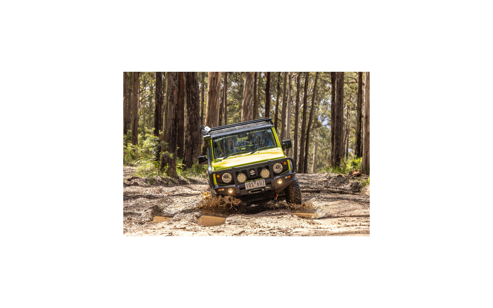 Suzuki Jimny 2018 + Kit de baza cu amortizoare NitroGas lift 50 mm