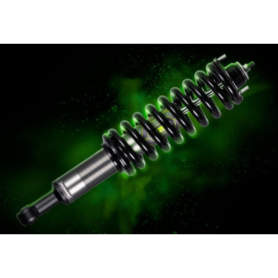 Ansamblu fata PREMIUM arc si amortizor aluminiu CONFORT - Monotub, REPARABIL pentru sosea / off road intens, lift 50 mm